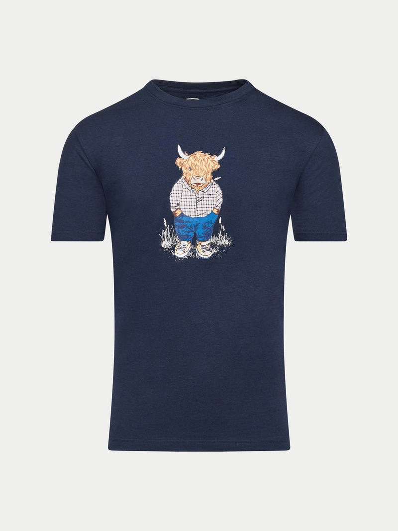 Farmer Bully Boy T-Shirt - Navy