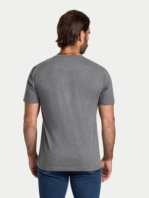What Goes On Tour Print T-Shirt - Dark Grey Marl