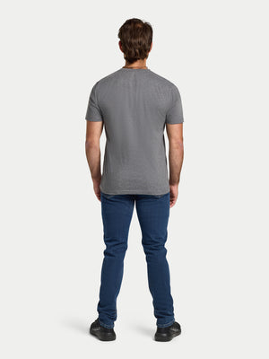 What Goes On Tour Print T-Shirt - Dark Grey Marl