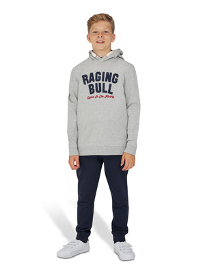 Legend in the Making Applique Hoodie - Grey Marl