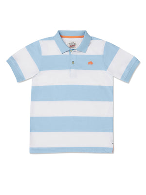 Large Hoop Polo - Sky Blue