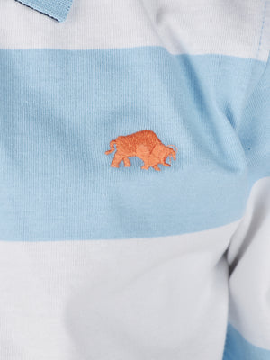Large Hoop Polo - Sky Blue