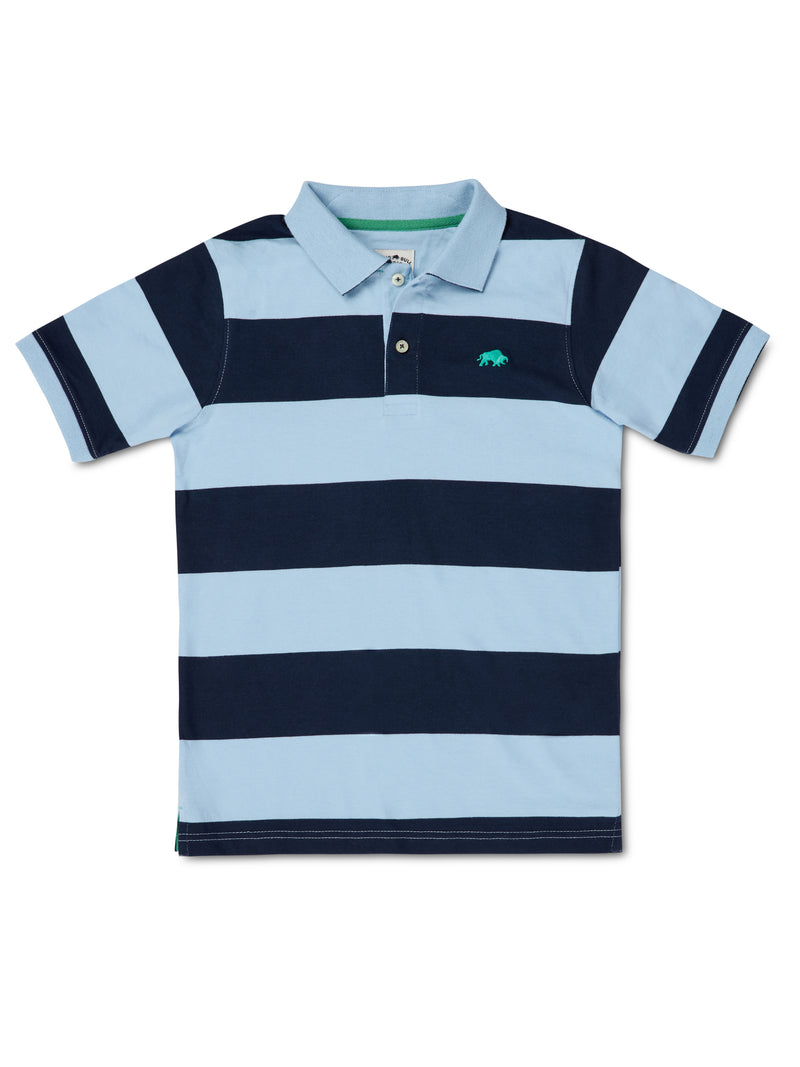 Large Hoop Polo - Navy
