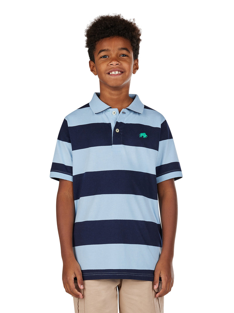 Large Hoop Polo - Navy