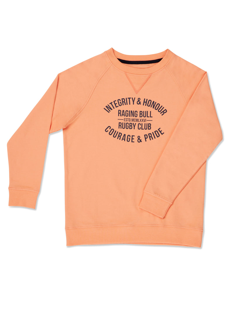Integrity & Honour Crew Neck - Coral
