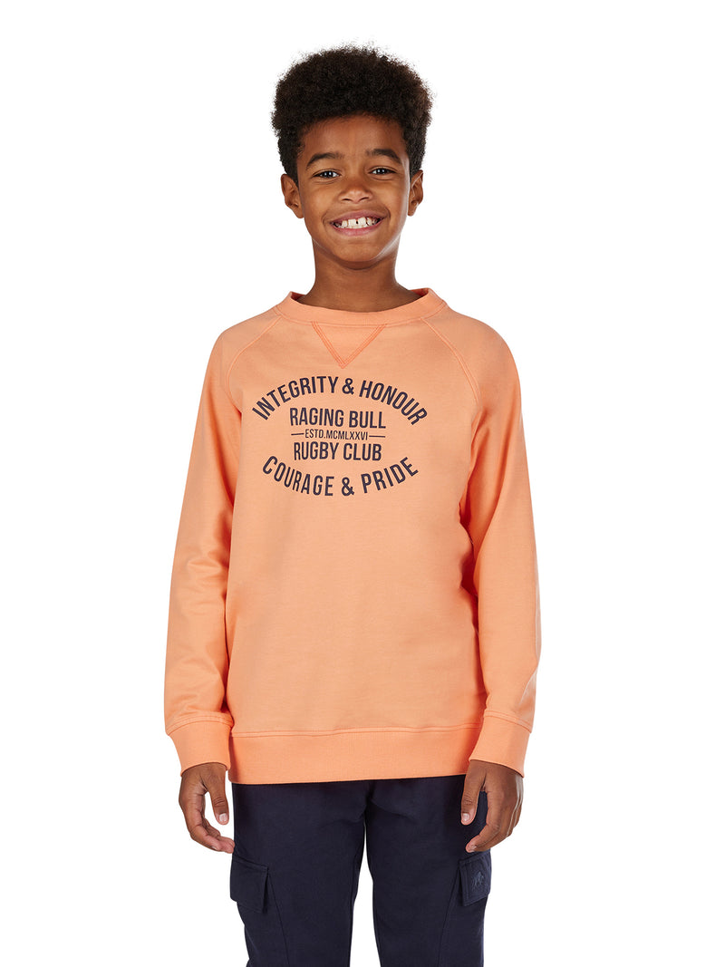 Integrity & Honour Crew Neck - Coral