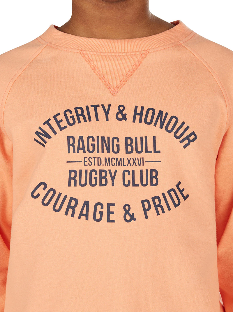 Integrity & Honour Crew Neck - Coral