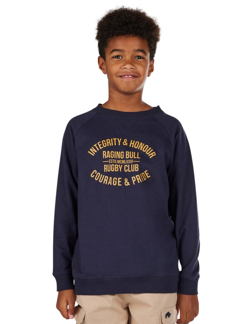 Integrity & Honour Crew Neck - Navy