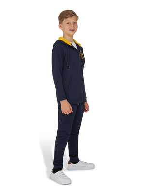 Team Spirit Zip Through Hoodie - Navy