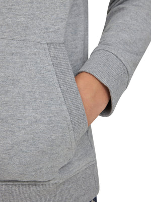 Bulldog Hoodie - Grey Marl
