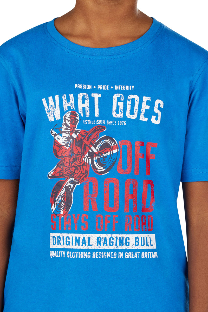 What Goes on Tour T-Shirt - Cobalt Blue