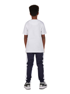 Block Stripe T-Shirt - White