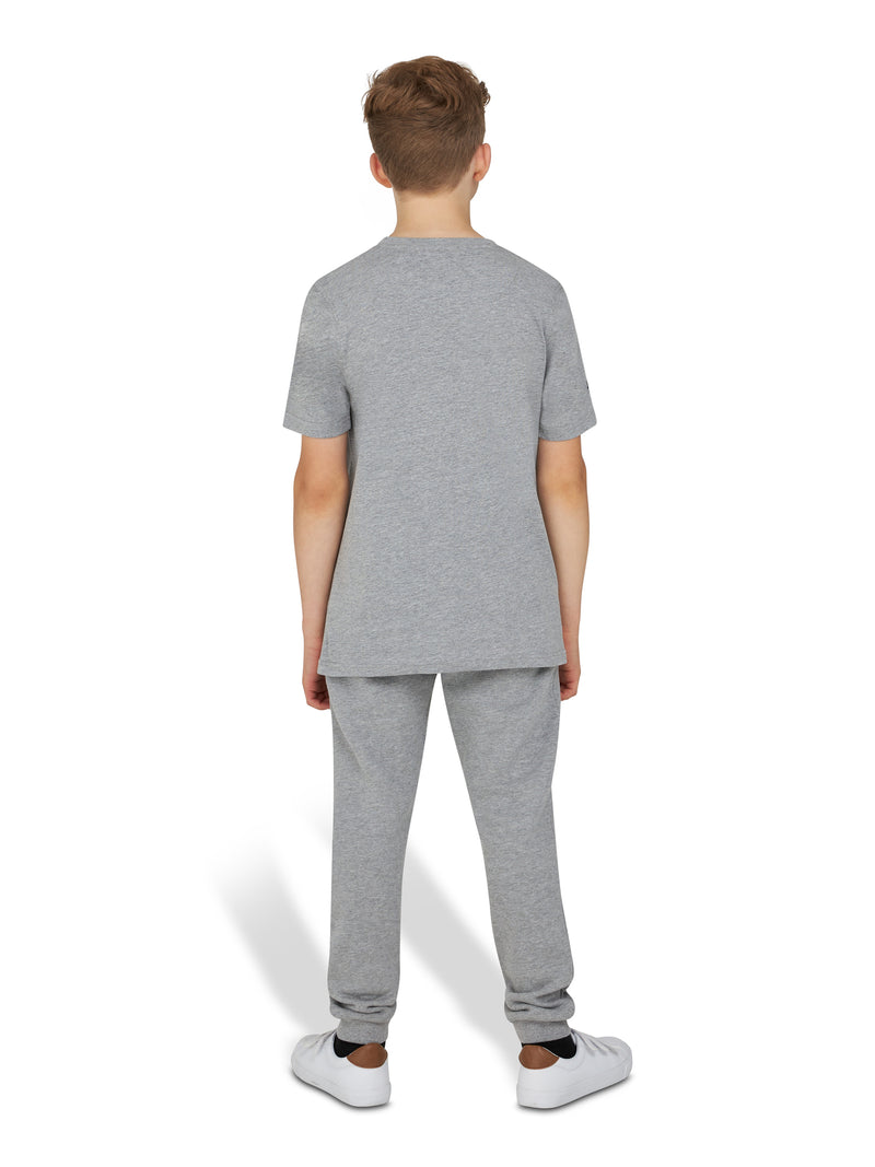 Bull Script T-Shirt - Grey Marl