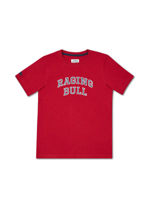 Applique Raging Bull T-Shirt - Red