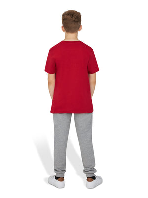 Applique Raging Bull T-Shirt - Red