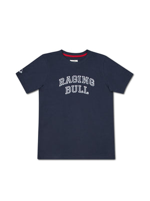 Applique Raging Bull T-Shirt - Navy