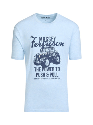 Massey Ferguson The Power T-Shirt - Sky Blue