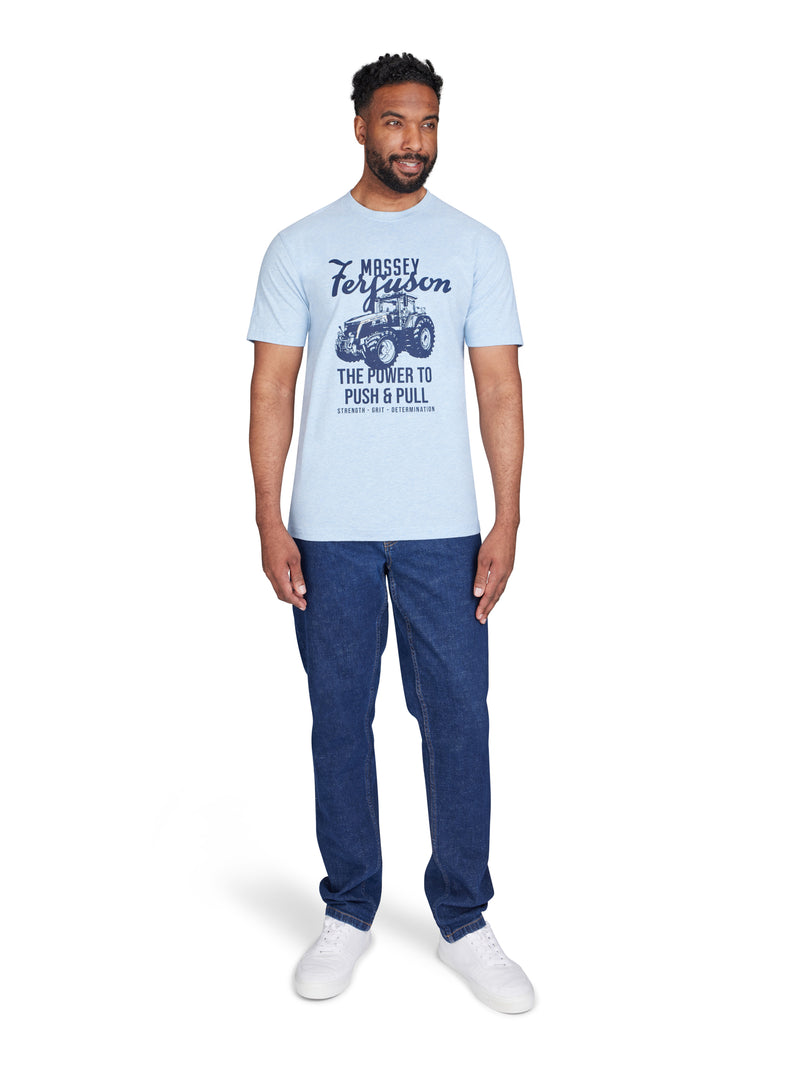Massey Ferguson The Power T-Shirt - Sky Blue