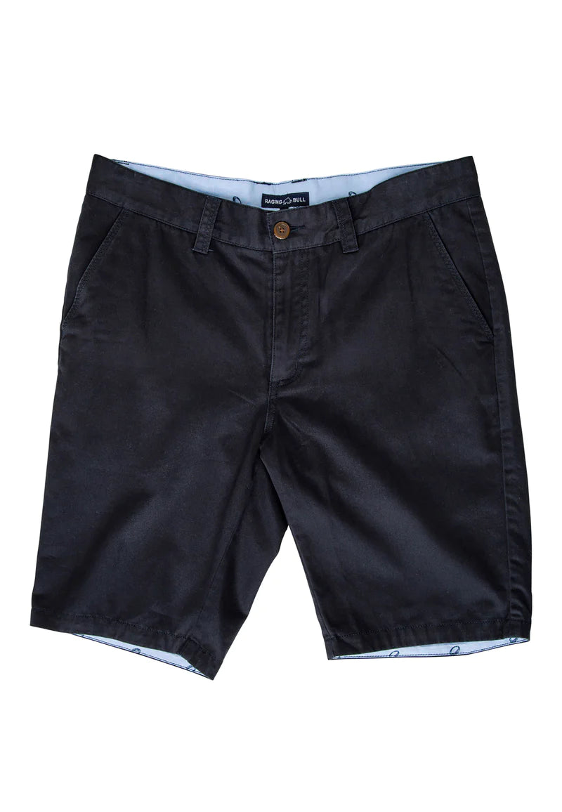 Chino Shorts Navy Raging Bull Clothing