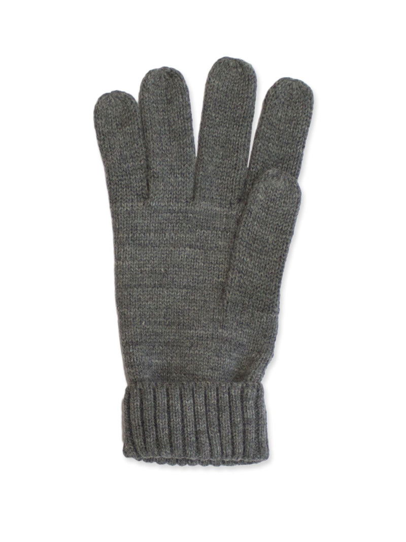 Cable Knit Gloves - Charcoal
