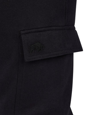 Cuffed Cargo Jogger - Black