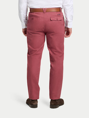 Classic Chino Trouser - Berry