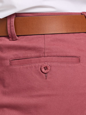 Classic Chino Trouser - Berry