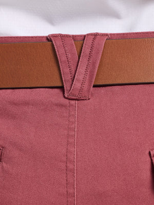 Classic Chino Trouser - Berry