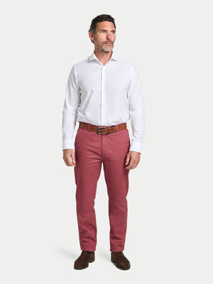 Classic Chino Trouser - Berry