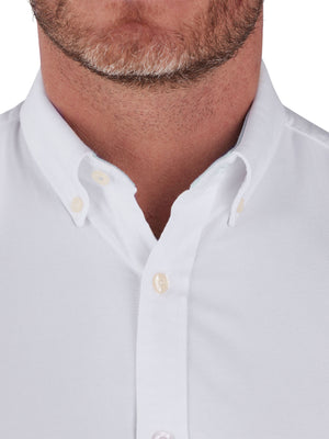 Classic Long Sleeve Oxford Shirt - White