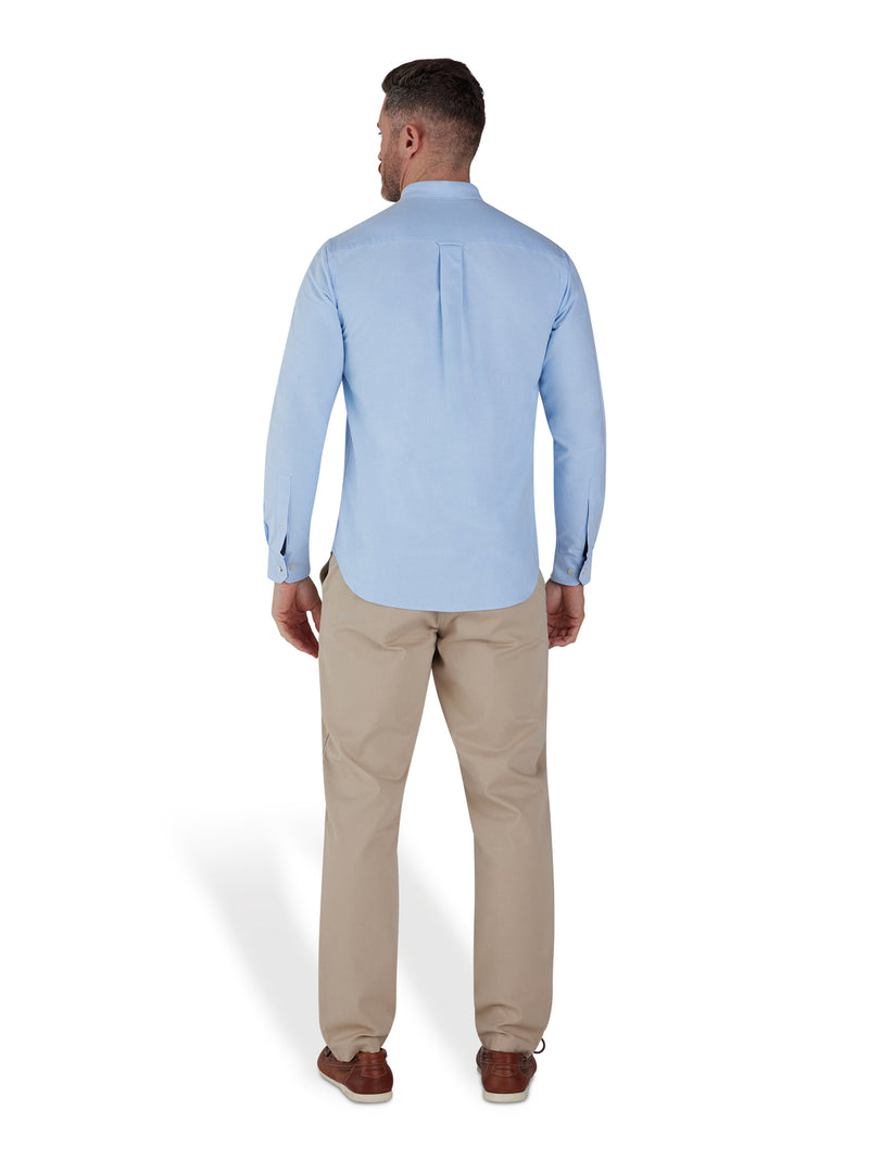 Classic Long Sleeve Oxford Shirt - Sky Blue