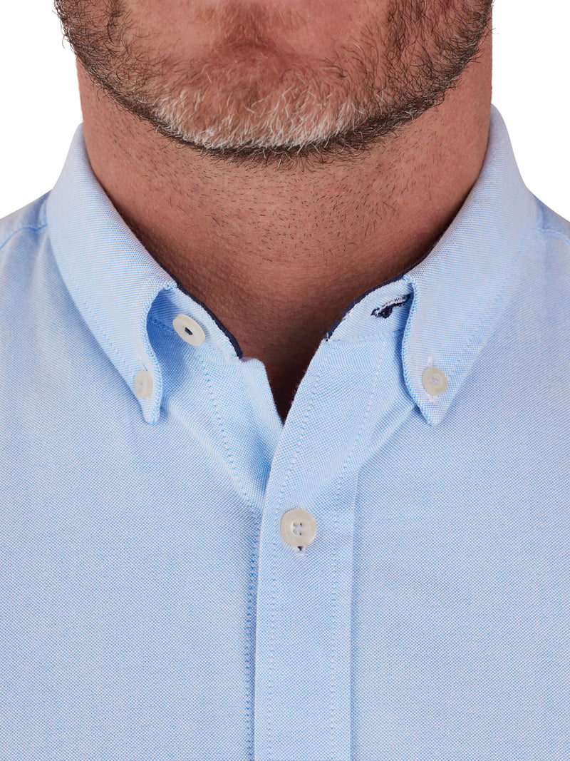 Classic Long Sleeve Oxford Shirt - Sky Blue