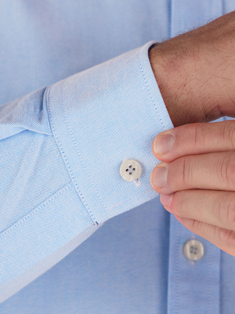 Classic Long Sleeve Oxford Shirt - Sky Blue