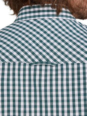 Long Sleeve Classic Gingham Shirt - Forest