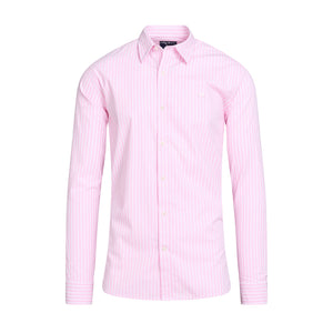 Long Sleeve Classic Stripe Shirt - Pink