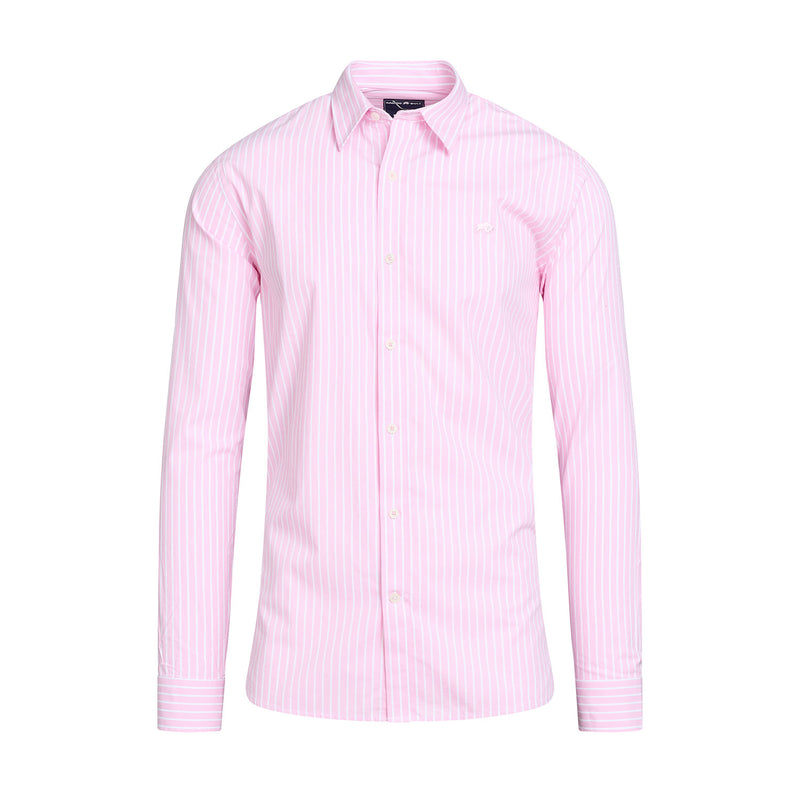 Long Sleeve Classic Stripe Shirt - Pink