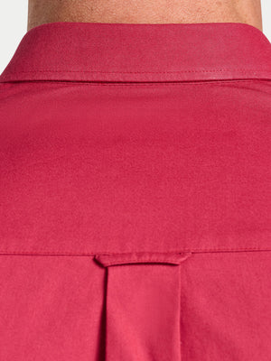 Long Sleeve Classic Oxford Shirt - Berry