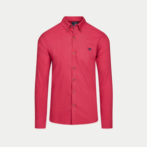 Long Sleeve Classic Oxford Shirt - Berry