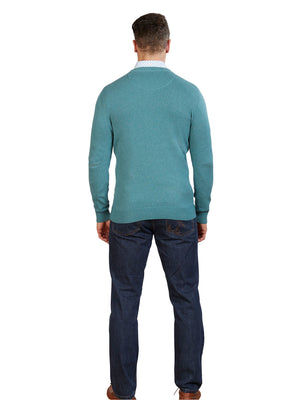 Classic Crew Neck Knit - Teal