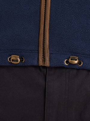 Classic Fleece Zip Through Jacket - Navy