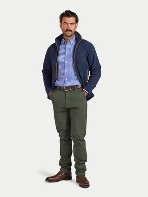 Classic Fleece Zip Through Jacket - Navy