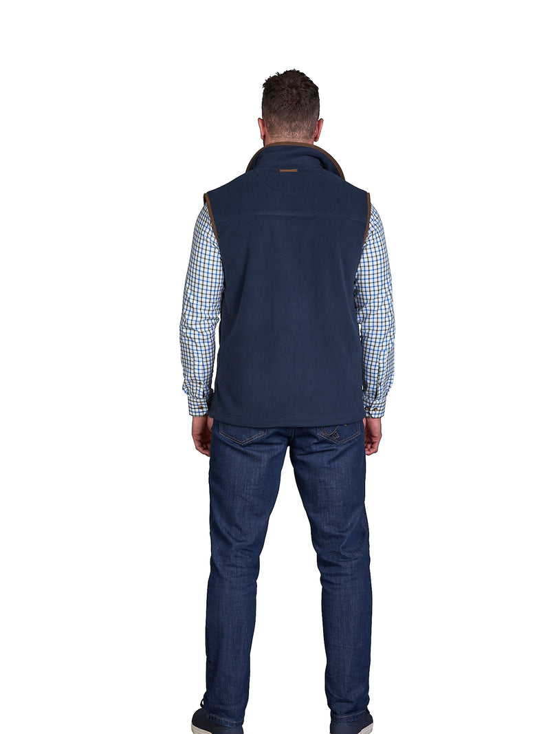 Fleece Gilet - Navy