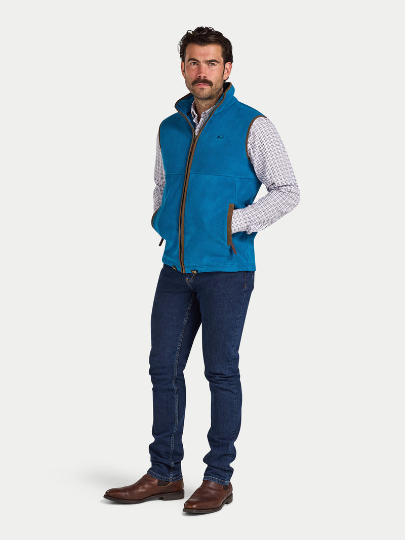 Classic Fleece Gilet - Dark Teal