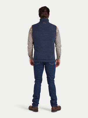 Fleece Gilet - Navy