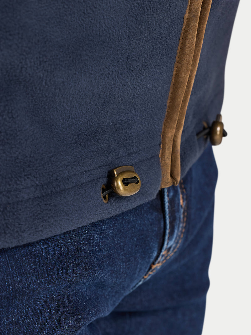 Fleece Gilet - Navy