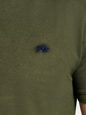Classic Organic Polo - Army Green