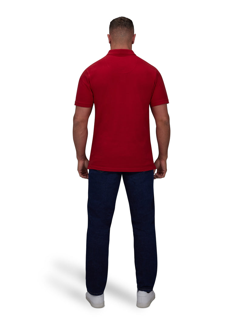 Classic Organic Polo - Red