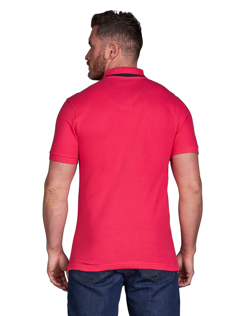 Classic Organic Polo - Vivid Pink