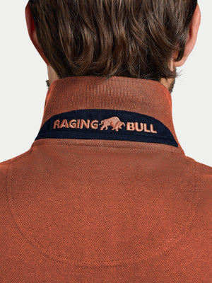 Short Sleeve Classic Organic Polo - Burnt Orange