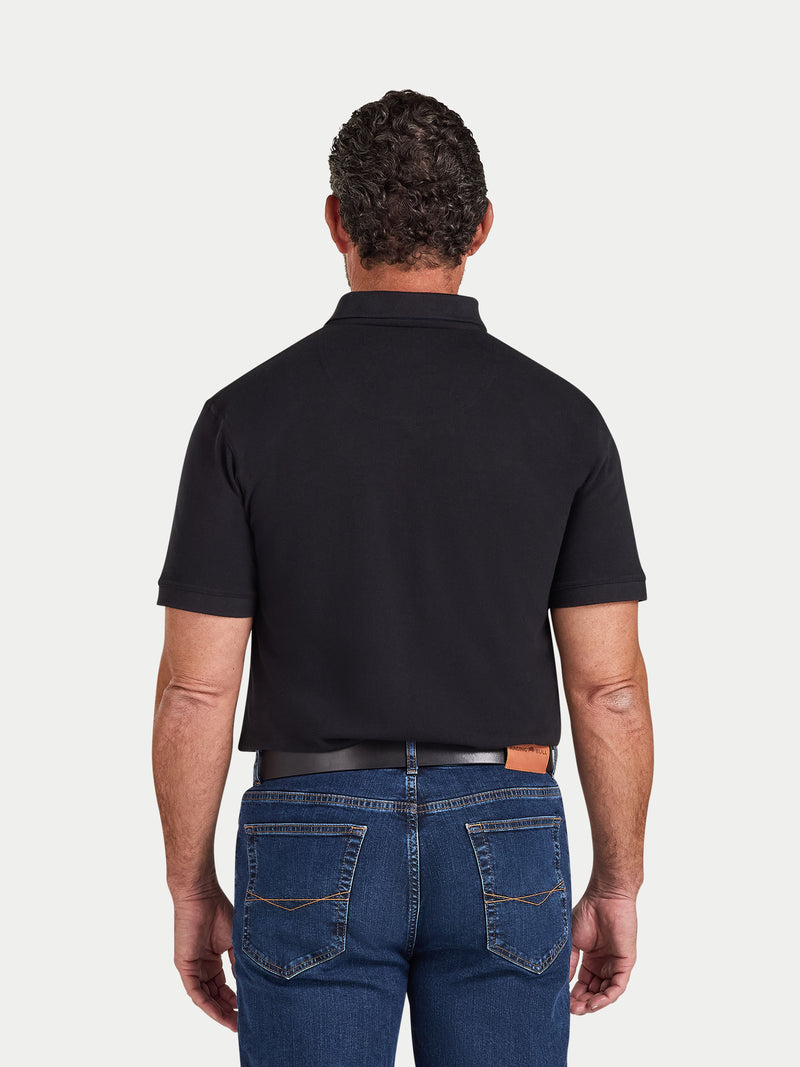 Classic Organic Polo - Black